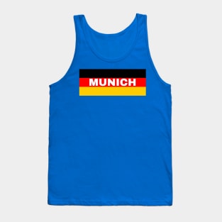 Munich City in German Flag Tank Top